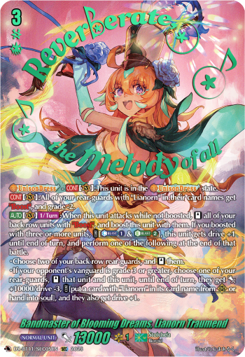 DZ-BT11/SEC05EN Bandmaster of Blooming Dreams, Lianorn Traumend SEC DZBT11