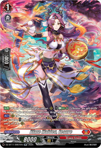 DZ-BT11/SR07EN Blaze Maiden, Eesure SR DZBT11