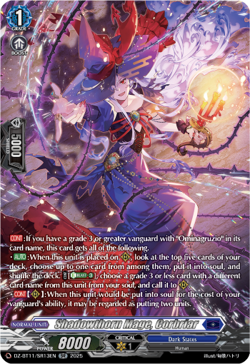 DZ-BT11/SR13EN Shadowthorn Mage, Corbriar SR DZBT11