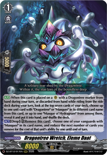 DZ-BT12/017EN Dragontree Wretch, Eleme Daat RRR DZBT12