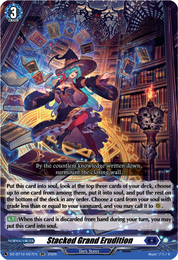DZ-BT12/027EN Stacked Grand Erudition RR DZBT12