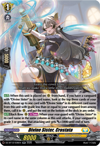 DZ-BT12/036EN Divine Sister, Crostata RR DZBT12