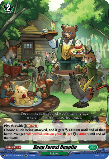 DZ-BT12/041EN Deep Forest Respite RR DZBT12