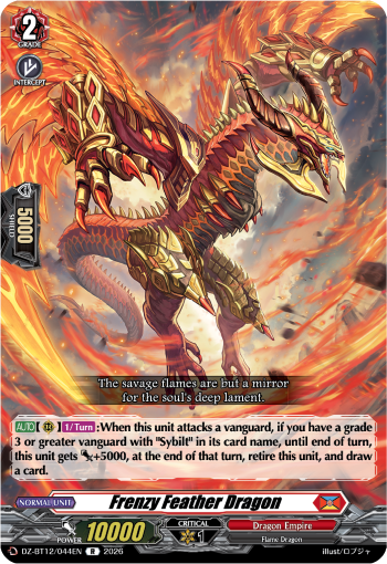 DZ-BT12/044EN Frenzy Feather Dragon R DZBT12
