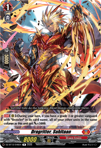 DZ-BT12/046EN Dragritter, Suhltaan R DZBT12