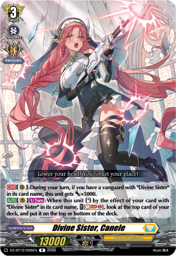 DZ-BT12/056EN Divine Sister, Canele R DZBT12