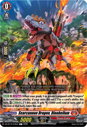 DZ-BT12/076EN Searcannon Dragon, Dinobellum C DZBT12