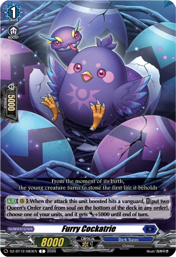 DZ-BT12/083EN Furry Cockatrie C DZBT12