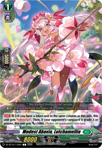 DZ-BT12/110EN Modest Abaxia, Lutchamellia C DZBT12