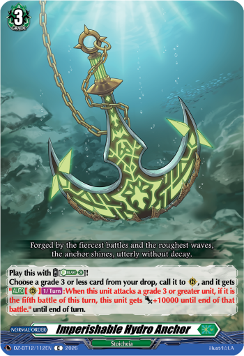 DZ-BT12/112EN Imperishable Hydro Anchor C DZBT12