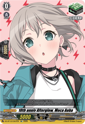 DZ-BT12/EX07EN 10th anniv Afterglow, Moca Aoba EX DZBT12