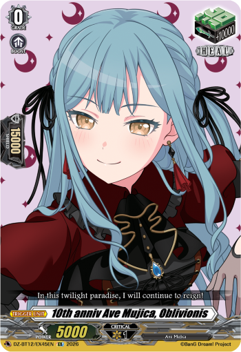 DZ-BT12/EX45EN 10th anniv Ave Mujica, Oblivionis EX DZBT12