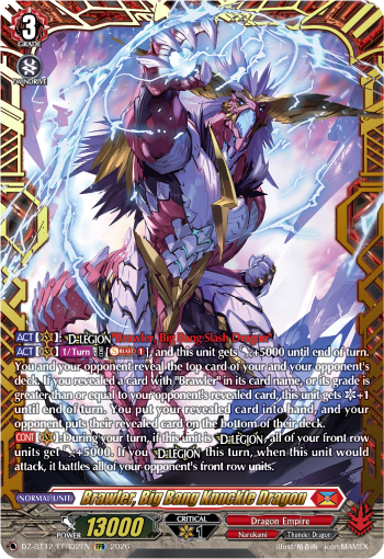 DZ-BT12/FFR02EN Brawler, Big Bang Knuckle Dragon FFR DZBT12