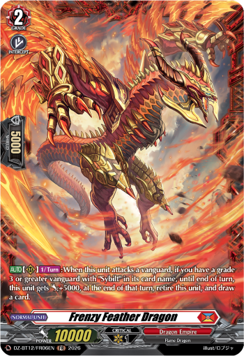 DZ-BT12/FR06EN Frenzy Feather Dragon FR DZBT12