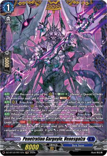 DZ-BT12/FR11EN Penetration Gargoyle, Venesgalza FR DZBT12