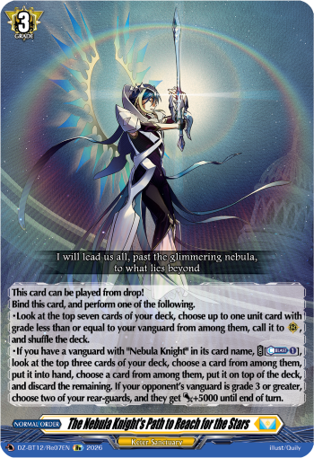 DZ-BT12/Re07EN The Nebula Knight's Path to Reach for the Stars Re DZBT12
