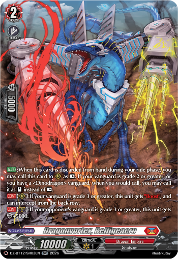 DZ-BT12/SR03EN Dragonvortex, Belligeacro SR DZBT12