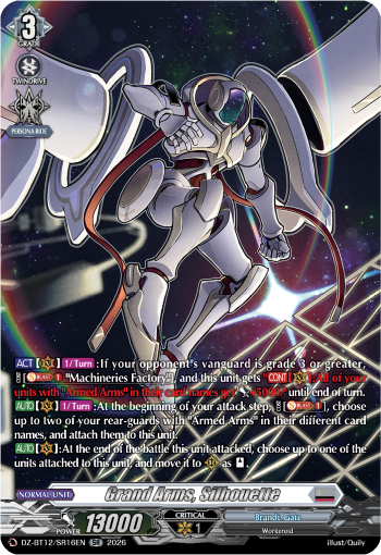 DZ-BT12/SR16EN Grand Arms, Silhouette SR DZBT12