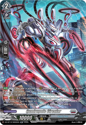 DZ-BT12/SR20EN Quadrupole Circular SR DZBT12