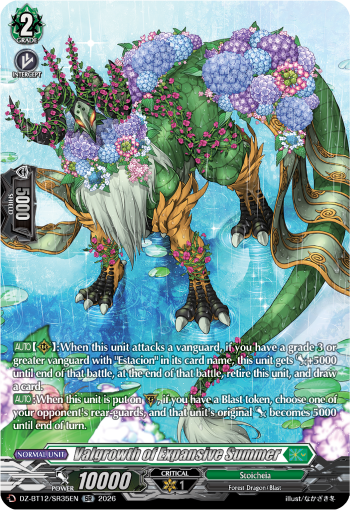 DZ-BT12/SR35EN Valgrowth of Expansive Summer SR DZBT12