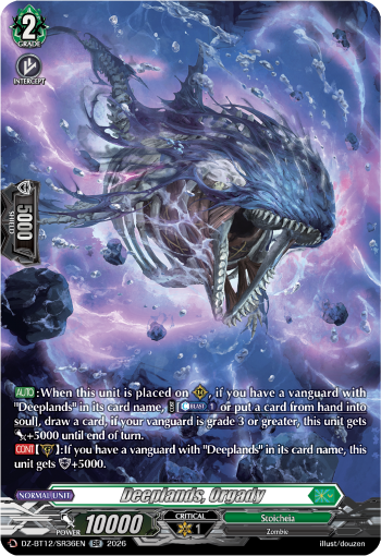 DZ-BT12/SR36EN Deeplands, Orgady SR DZBT12