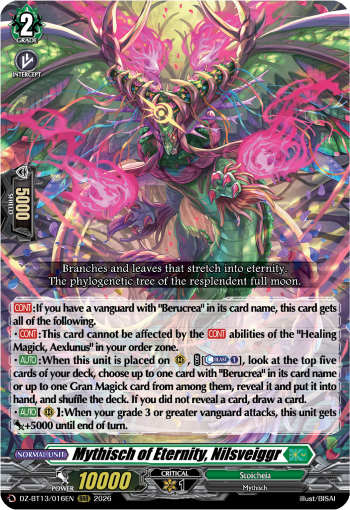 DZ-BT13/016EN Mythisch of Eternity, Nilsveiggr RRR DZBT13
