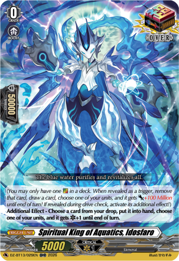 DZ-BT13/029EN Spiritual King of Aquatics, Idosfaro ORR DZBT13