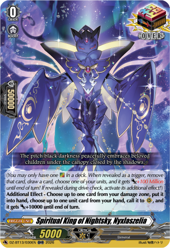 DZ-BT13/030EN Spiritual King of Nightsky, Nyxlaszelia ORR DZBT13