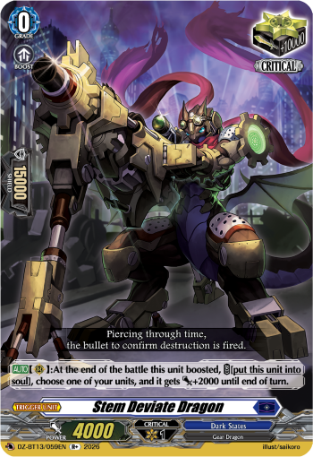 DZ-BT13/059EN Stem Deviate Dragon R+ DZBT13