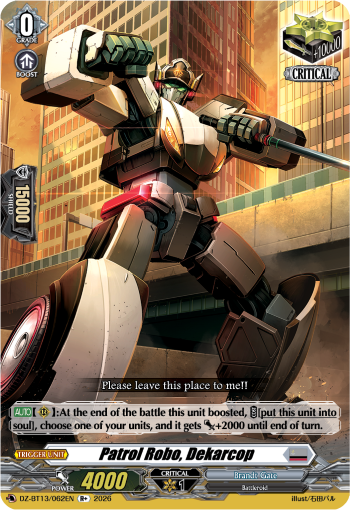 DZ-BT13/062EN Patrol Robo, Dekarcop R+ DZBT13