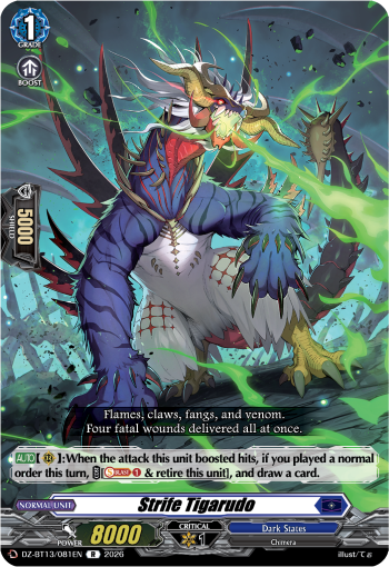 DZ-BT13/081EN Strife Tigarudo R DZBT13