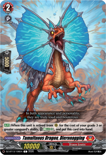 DZ-BT13/106EN Tumultuous Dragon, Dieronagging C DZBT13