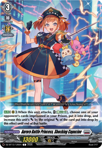 DZ-BT13/120EN Aurora Battle Princess, Shocking Capucine C DZBT13