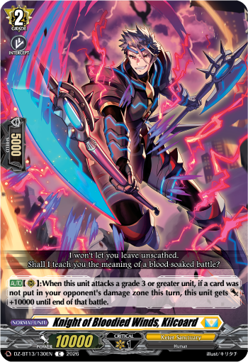 DZ-BT13/130EN Knight of Bloodied Winds, Kilcoard C DZBT13