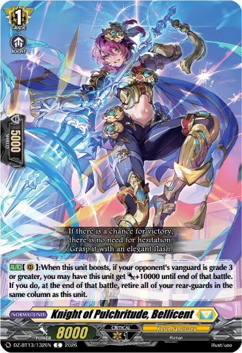 DZ-BT13/132EN Knight of Pulchritude, Bellicent C DZBT13