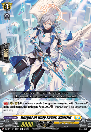 DZ-BT13/133EN Knight of Holy Favor, Sharlid C DZBT13