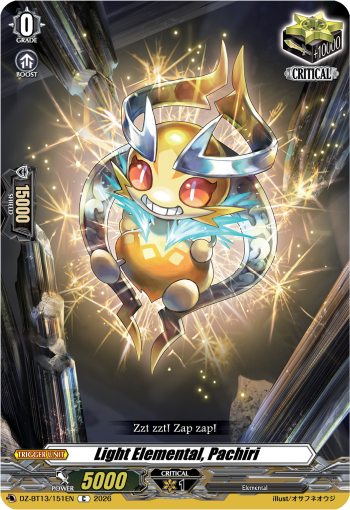DZ-BT13/151EN Light Elemental, Pachiri C DZBT13