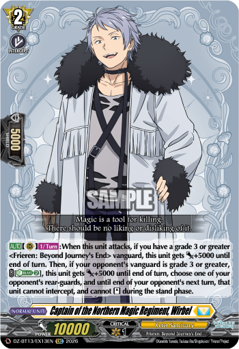 DZ-BT13/EX13EN Captain of the Northern Magic Regiment, Wirbel EXC DZBT13