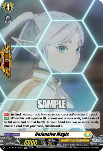 DZ-BT13/EX20EN Defensive Magic EXC DZBT13