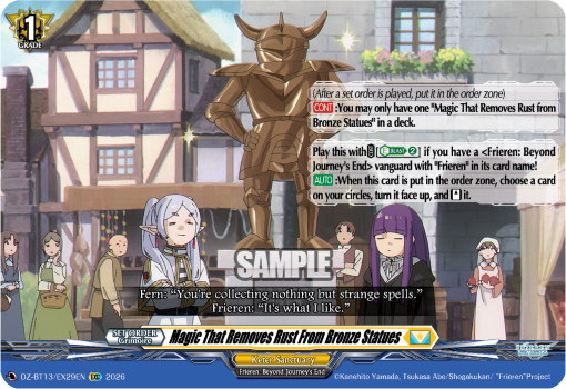 DZ-BT13/EX29EN Magic That Removes Rust From Bronze Statues EXC DZBT13