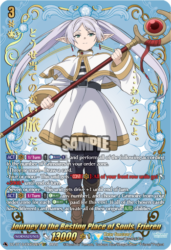 DZ-BT13/EXS02EN Journey to the Resting Place of Souls, Frieren EXS DZBT13