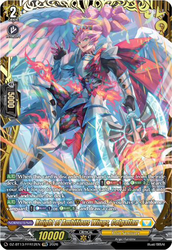 DZ-BT13/FFR12EN Knight of Ambitious Wings, Colgaflan FFR DZBT13