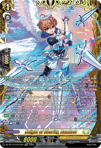 DZ-BT13/FFR13EN Knight of Charity, Baadact FFR DZBT13