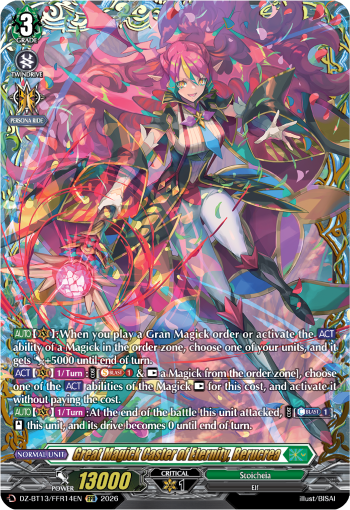 DZ-BT13/FFR14EN Great Magick Caster of Eternity, Berucrea FFR DZBT13