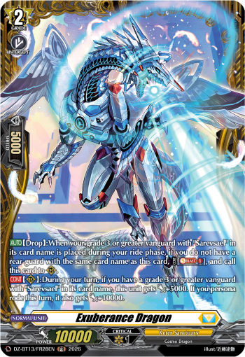DZ-BT13/FR28EN Exuberance Dragon FR DZBT13