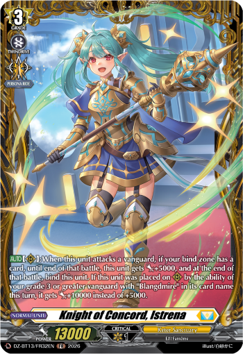 DZ-BT13/FR32EN Knight of Concord, Istrena FR DZBT13