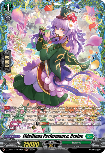 DZ-BT13/FR39EN Fidelitous Performance, Croine FR DZBT13