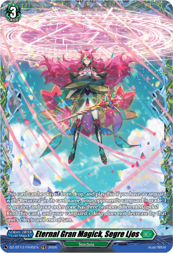 DZ-BT13/FR45EN Eternal Gran Magick, Segre Ljos FR DZBT13