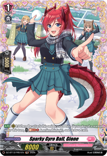 DZ-BT13/FR51EN Sparky Gyro Ball, Gione FR DZBT13