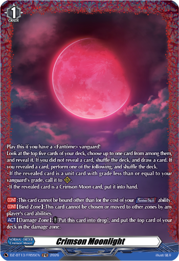DZ-BT13/FR55EN Crimson Moonlight FR DZBT13